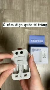 Ổ CẮM DU LỊCH QUỐC TẾ ĐA NĂNG LOẠI CAO CẤP dùng cho hơn 150 quốc gia ổ điện chuyển đổi quốc tế travel universal adaptor ổ cắm điện dùng cho Singapore Châu Âu Úc Mỹ Nhật Thái Lan US UK Europe Australia Japan