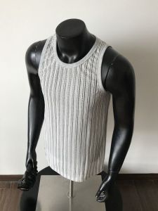 XIBAIYI | Oversized Breathable Knitted Vest Sleeveless T-shirt
