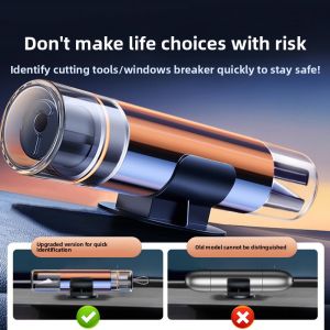 MONLEYTA | Car Emergency Hammer With Cutter Escape Life Saving Car Window Glass Breaker Multi Function Vehicle Use MONLEYTA X0610140410