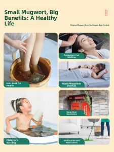 MONLEYTA | Handmade Door Hanging Fresh Decorative Whole Plant Artemisia Annua Door Window Hanging DIY Artisanal Half Finished Product