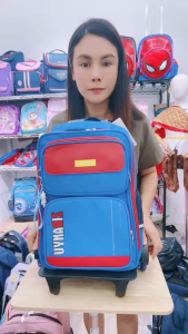 กระเป๋าเป้Ziranyu ล้อลาก 16 นิ้ว รุ่น 2 ล้อ / 6 ล้อ สำหรับเด็กอนุบาล-ประถม ใส่ของได้เยอะ ลากง่ายแข็งแรงทนทานมีล้อลากใช้