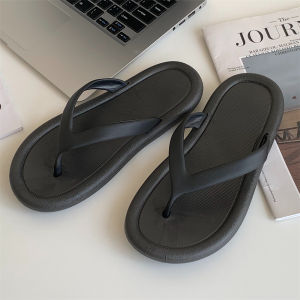 รองเท้าแตะส้นแบนแบบสวมสบายสำหรับผู้หญิงในช่วงฤดูร้อน รองเท้าแตะชายหาดแบบลำลอง สไตล์ญี่ปุ่น รองเท้าแตะแบบสวมสบายสำหรับกลางแจ้ง