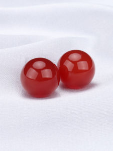 ปุ่มกระดุมหินแมงกานีสแฮนด์เมดสำหรับเสื้อผ้าฮันฟู่ เสื้อผ้าจีนโบราณ ปุ่มกระดุมแบบไม่สมมาตร ปุ่มกระดุมหยก ปุ่มกระดุมชุดจีนโบราณ