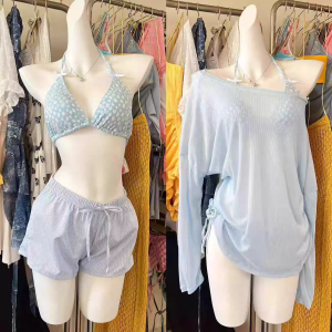 HAYOU | Bikini Swimsuit Beach Sunscreen Vacation Separate Top