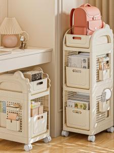 TONGGUMO | Moveable Book Storage Shelf With Wheels