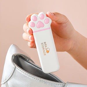 Mini Cat Claw Medicine Storage Box Portable Travel Daily 3Grids Pill Cases Pill Dispenser Box Fish Oils Store Small Items