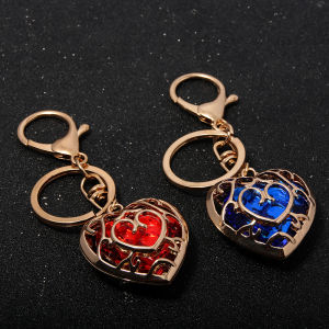 Game Link Heart Container Keychain Necklace Sky Sword and Shield Cosplay Props Men Zeldaes Accessories Car Key Pendants Gift