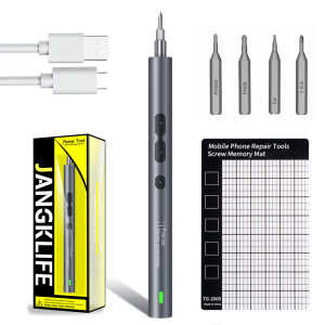 51-in-1 Precision Screwdriver KitMetal Case0.25-0.35N·M48 S2 Bits350mAh Rechargeable for Electronics Repair & Home DIY