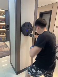 Smart music boxing machine electronicel ectronic target trainer with light rhythm card point music