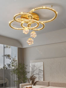 Living Room Hall Main Lamp Chandelier Accessible Luxury Crystal Modern Minimalist and Magnificent Dining Room 2024 New Arrival Bedroom Zhongshan Lamps