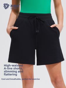 COSLEAF | Breathable High Waist Elastic Shorts for Running and Training