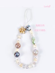 สร้อยคอโทรศัพท์ลายเรือใบดาวทะเลสุดน่ารักสำหรับผู้หญิง สายโซ่กล้องแบบย้อนยุค เครื่องประดับโทรศัพท์มือถือ แบรนด์อื่นๆ