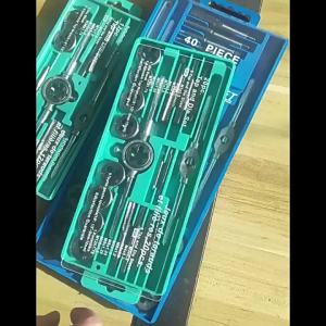 Bộ Dụng Cụ Taro Và Ren 12/20/40 Món M3-M12 Ren Metric Dụng Cụ Cầm Tay Taro Côn Thẳng Dùng Cho Gia Công Kim Loại