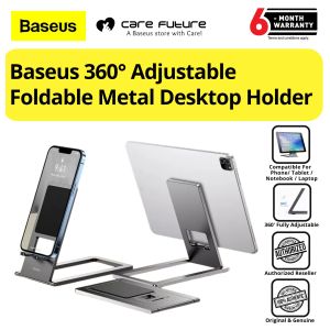 Baseus Original Foldable Metal Desktop Phone Stand Tablet Holder Notebook Stand Laptop Stand