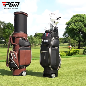 Túi Gậy Golf Fullset Da Cao Cấp Nắp Cứng - PGM Leather Golf Bag - QB043