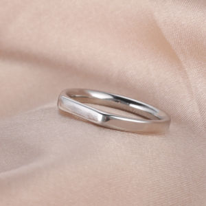Cazador Stainless Steel Gold Color Minimalist Womens Ring Simple Classic Finger Rings Fashion Couple Wedding Jewelry Wholesale