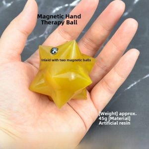 Natural Sichuan Peppercorn Wood Massage Hand Ball Elderly Health Care Hand Disk Stimulate Hand Acupoints Solid Wood Play Ball
