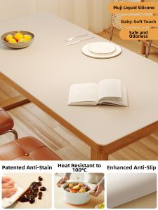 WUYINLIANGPIN | Stain-resistant Silicone Waterproof & Oil-proof Easy-clean Tablecloth