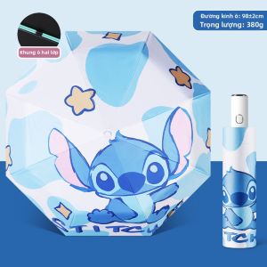 MOLORE | Ô Dù Tự Mở/Đóng In Kỹ Thuật Số Cho Trẻ Em An Toàn