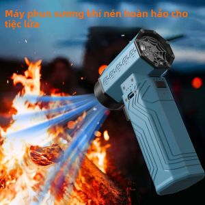 Máy Thổi Khí Điện Mini Turbo Jet 600g Lực Đẩy Tốc Độ Gió Điều Chỉnh Động Cơ Không Chổi Than Dùng Làm Máy Sấy Bụi Xe Hơi