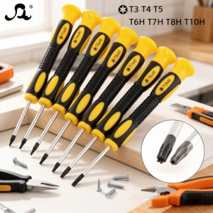 Original 7-in-1 Torx Screwdriver Set T3 T4 T5 T6 T7 T8 T10 for 360° Nintendo Switch Game Console & Controller Repair Tools Kit