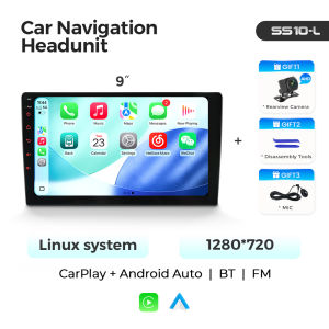 MEKEDE Car Multimedia Video Player 9/10 inch Universal For Volkswagen Nissan Hyundai Honda Toyota Linux System Carplay Head Unit