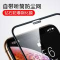 Full Screen Coverage Tempered Glass Film for Apple iPhone 14 15 13 12 pro Max Green Light XSMAX plus Listen to the Net Xs Privacy XR. 