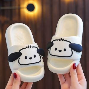 MONLEYTA | Adorable Little Dog Childrens Slippers Bathroom Bathing Anti-slip Girls Baby Step-On Sensation Cool Slippers Summer Home Casual EVA Flat Heel