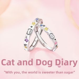 GLTEN | Couple Matching Silver Rings