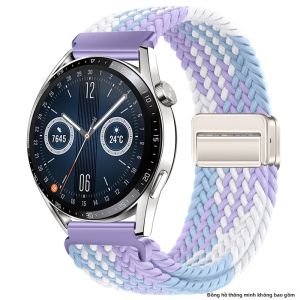 Dây Đeo Đồng Hồ Thông Minh Bằng Nylon Có Thể Điều Chỉnh 22/20mm Tương Thích Với Huawei Watch GT6/5/4/3/2 Và Samsung Watch7/6/5/4/Classic
