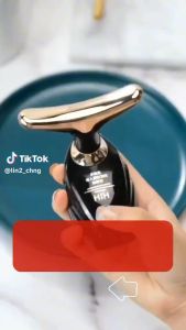 Alat Pijat Pengencang Kulit Wajah Elektrik - Alat Pijat Wajah Elektrik 3 in 1 - Alat Penirus Wajah Elektrik - V Shape Face