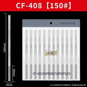 Gold Diamond Coated Flat And Rounding File Set Hard Alloy Repair Tools for Diamonds Coarse Tooth Double Row Kingxinjx