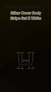 STIKER COVER BODY STRIPE SET R WHITE VARIO 150 ESP 871X0-K59-A40ZBR AHM HGP
