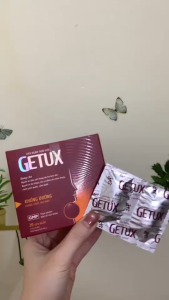 Viên Ngậm Thảo Mộc Getux Không Đường | Hỗ Trợ Làm Dịu Cổ Họng Hộp 20 Viên GMP Thảo Mộc Tự Nhiên