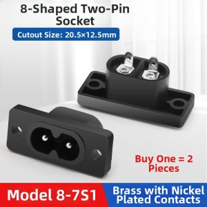 kuicc | Copper 8-Pin Power Socket With Light and Fuse