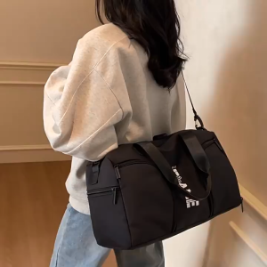 MENSPE กระเป๋าเดินทางเดินทางกระเป๋าถือสามารถกันน้ำได้ถุงพักผ่อนแห้ง และเปียกกีฬาแยกถุงโยคะกระเป๋าเดินทางกระเป๋าเดินทางฟิตเนสกระเป๋ายิมสำหรับผู้ชายผู้หญิง