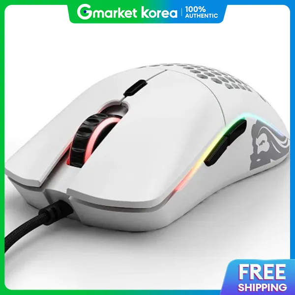 Hit Glorious Model O Mouse (White Matte) / Gaming Mouse