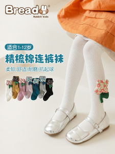 ถุงน่องเด็กผู้หญิงผ้าฝ้ายแท้บางฤดูใบไม้ผลิและฤดูใบไม้ร่วงถุงเท้าเด็กผ้าฝ้ายแท้สีขาวถุงน่องเด็กถุงน่องเด็ก
