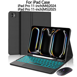 Keyboard Case for iPad Pro 11 lnch M4 2024Detachable Magnetic Keyboard Cover for iPad Pro 11 lnch M5 2025 with Pencil Holder