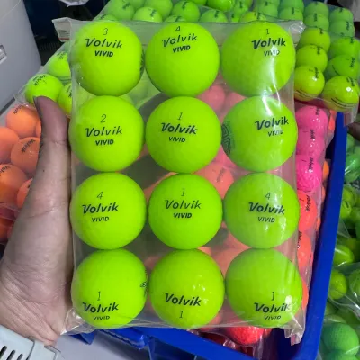 (12 ball) Volvik golf balls colorcombo 12 quả bóng golf Volvik màu mới 90-99%