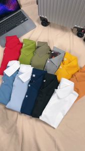 Áo Thun Polo Nam TripleN Thiết Kế Phối Viền Vai Nam Tính Thời Trang Và Trẻ Trung Vải Cá Sấu Cotton 4 Chiều Co Dãn Cao Cấp