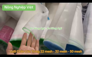 combo 5m/10m Lưới 32 mesh chắn Bọ Trĩ - Lưới chắn côn trùng cho cây ăn trái Lưới trồng rau ngăn côn trùng