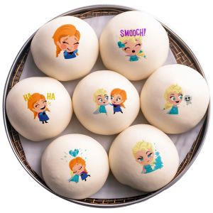 Princess Elsa Mario Snow White Wafer Paper Steamed Buns Paste No Cutting Rice Noodles Dumplings Kitchen Baking Cooking Tools