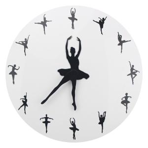 YYBAIO | Simplicity Acrylic Ballet Creative 3D Wall Clock