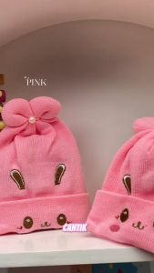Kupluk Bunny Bayi - 5 Tahun / Import Topi Baby Rajut Premium Balita Anak Laki Laki Perempuan 1 tahun 0-6 6-12 Bulan Lucu New Born Kiosbalitafawa