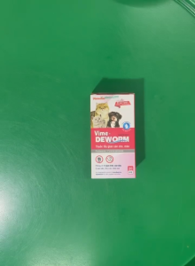Dung dịch dang nước Vime Deworm 20ml phòng và trị giun tròn sán dây cho chó con mèo lớn và mèo con