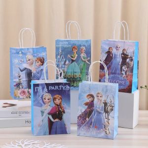 Disney Princess Snow Queen Birthday Gift Bag with Candy Snacks Perfect Childrens Party Favour Packaging
