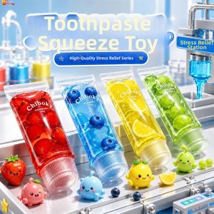 JIXIN | Stress Relief Non-Bounce Toothpaste Shaped Toy