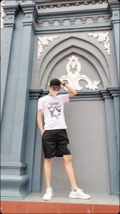 Bộ quần áo thể thao nam Sport chất thun lạnh co giãn thấm hủ mồ hôi in chữ TENDER