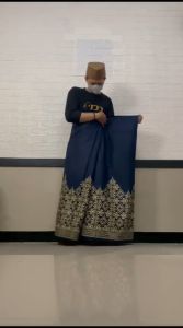 SARUNG / SARUNG BATIK PRIA DEWASA / PALAIKAT WADIMOR / SARUNG BATIK EXCLUSIVE DEWASA - PAGAR ALAM NAVY SERIES